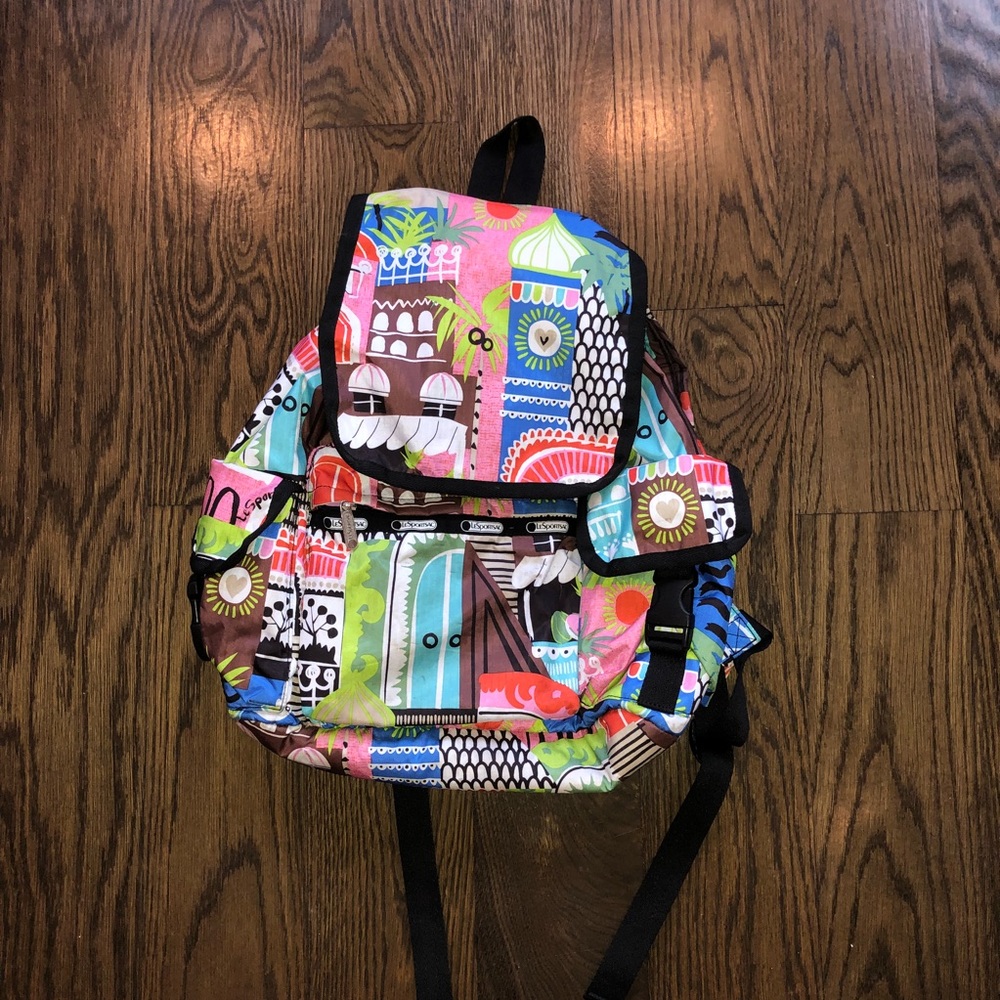 LeSportsac Voyager Backpack: St Bart’s Print